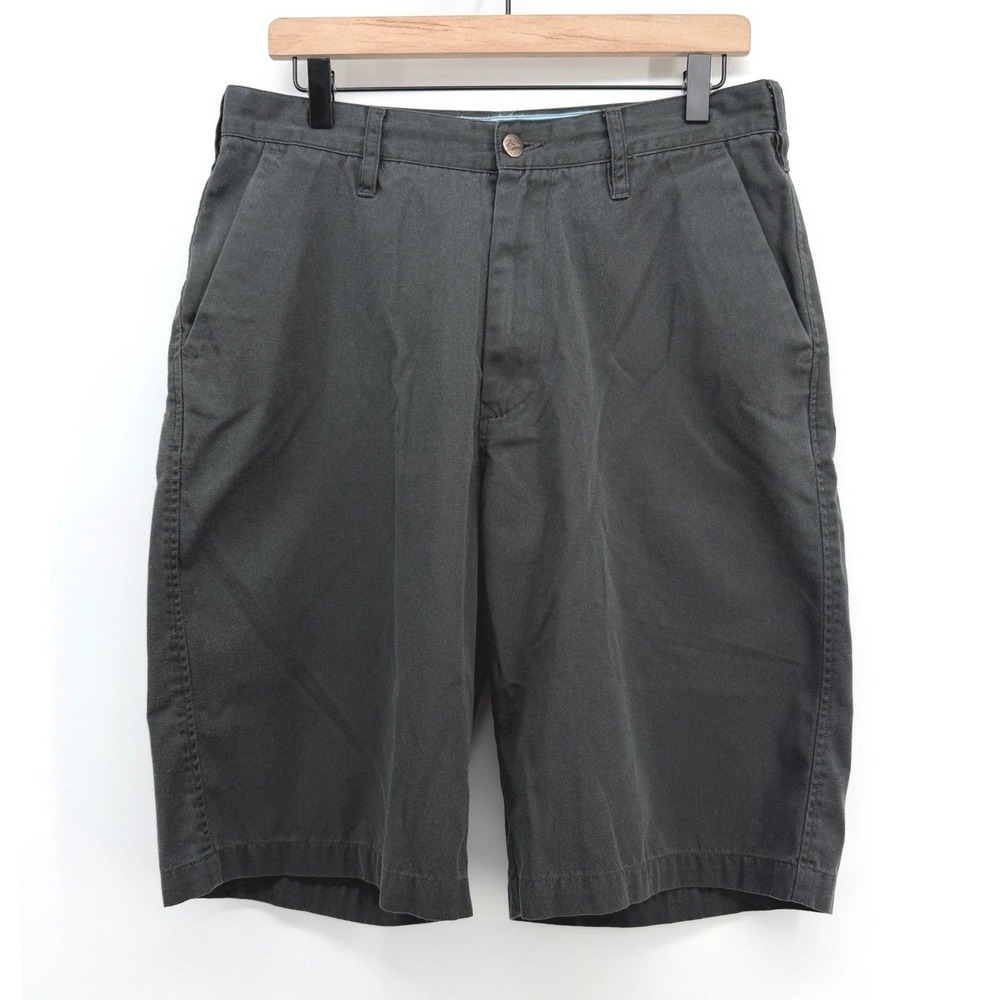 Vintage Volcom Stone Chino Shorts Mens 31x11 (Tag 32) Grey Faded Skate 90 Y2K